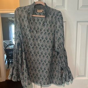 Rungolee Blue Floral Blouse XL